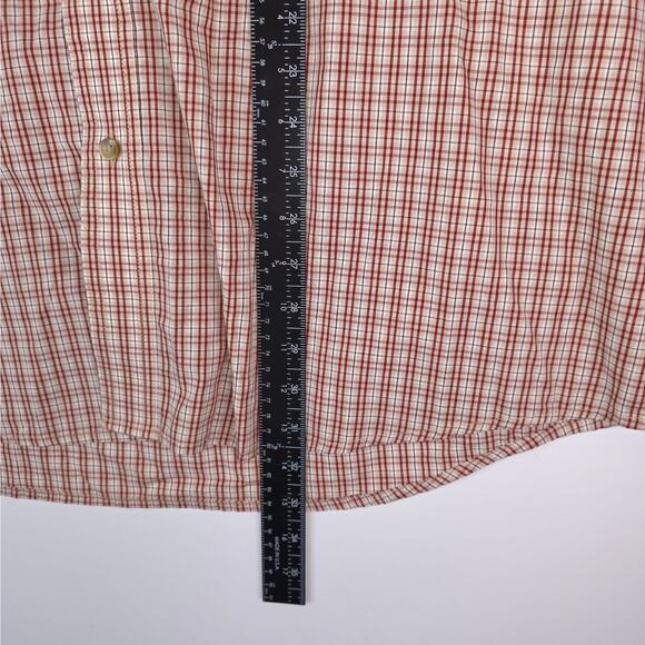 Wrangler Western Shirt XL Classics Rust Copper Plaid Long Sleeve Button Down - Picture 11 of 12